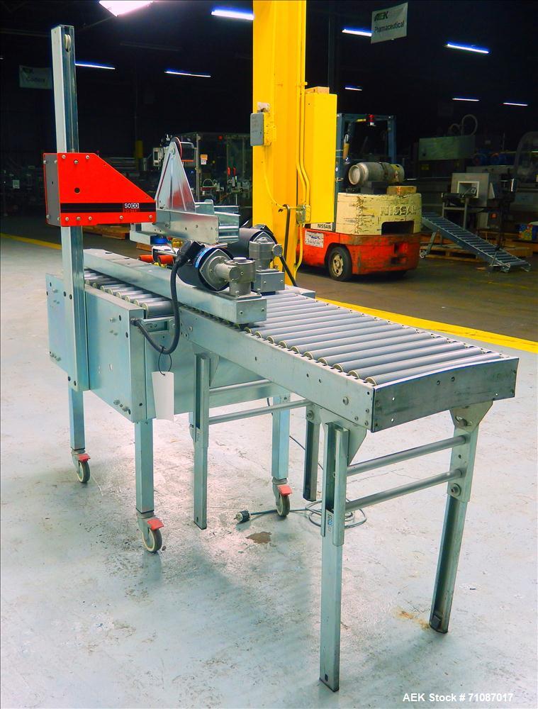 Used Soco Model T-10 Top and Bottom Tape Case Sealer