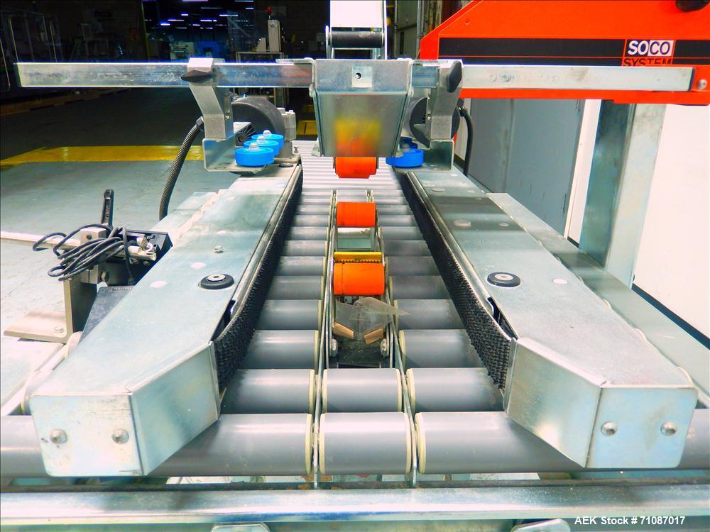 Used Soco Model T-10 Top and Bottom Tape Case Sealer