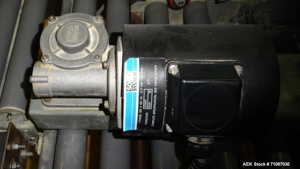 Used Soco Model T-10 Top and Bottom Tape Taper with Side Belts