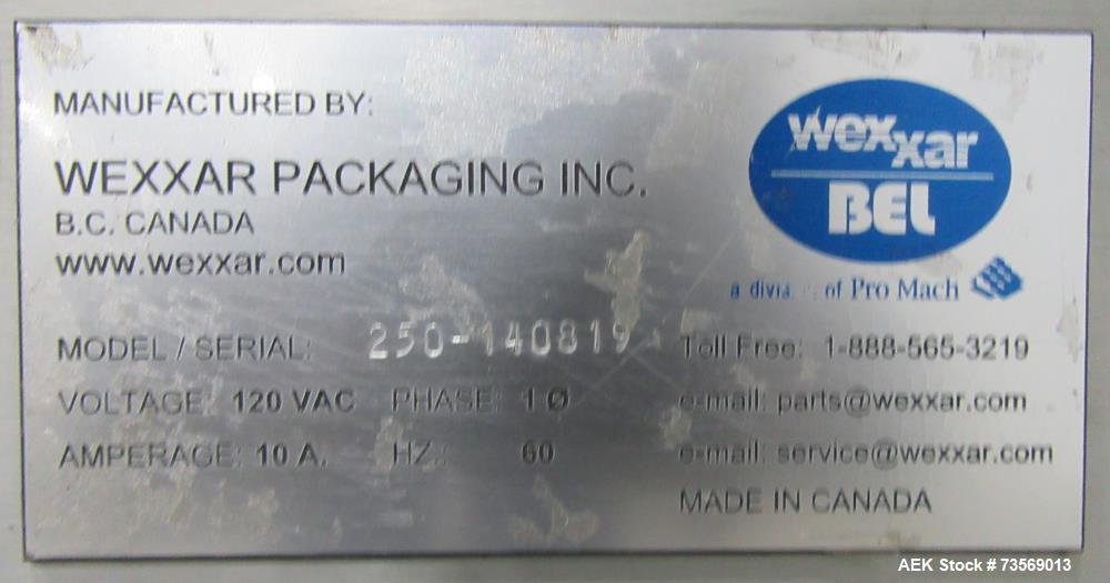 Used Wexxar BEL 250 Automatic Top & Bottom Case Sealer – Up to 25 CPM