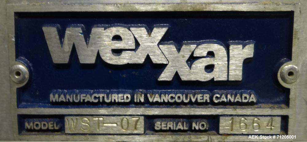 Used Wexxar Model WST-07 Automatic Top Only Tape Case Sealer