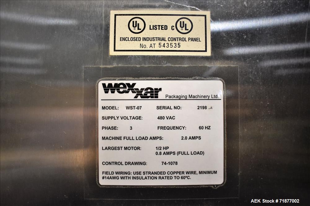Used Wexxar Model WST-07 Automatic Top Case Taper.