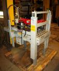 Used 3M Top and Bottom Case Taper, Model 120A3, Type 19700, Carbon Steel. Up to 25 cases per minute, minimum case size 4.75
