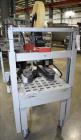 Used 3M Model 120A Adjustable Top and Bottom Case Sealer. Machine can seal a maximum of 30 boxes a minute depending on box size. Can seal maximum box dimensions of: 6
