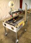 Used 3M Top and Bottom Adjustable Case Sealer, Model 8A, Type 18300, Carbon Steel. Up to 30 cases per minute. Case size range: length 6’’ to unlimited, width 4.5’’ to 20’’, height 4-3/4’’ to 20’’. Ma...