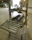 Used 3M Top and Bottom Adjustable Case Sealer, Model 8A, Type 18300, Carbon Steel. Up to 30 cases per minute. Case size range: length 6’’ to unlimited, width 4.5’’ to 20’’, height 4-3/4’’ to 20’’. Ma...
