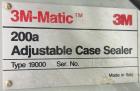 Used 3M-Matic Model 19000 Top and Bottom Case Taper