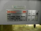 Used 3M-Matic Model 200A Top Only Adjustable Case Sealer. Up to 40 cases per minute, minimum case size 6