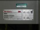 Used 3M-Matic Top Only Adjustable Case Sealer, Model 200A, Type 39600, Carbon Steel. Up to 40 cases per minute. Case size range:  length 6 to unlimited, width 6 to 21.5, height 4.75