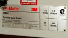 Used 3M-Matic Top And Bottom Random Case Sealer, Model 700R, Type 39600, Carbon Steel. Up to 15 cases per minute, minimum case size 6