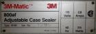 Used 3M Model 800af Adjustable Case Sealer