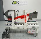 Used Central Products Carton Sealing Machine, Model CP-522, S/N 9040329. Top & bottom flap taping with automatic top flap closing. Handles boxes ranging from 6
