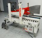 Used Central Products Carton Sealing Machine, Model CP-522, S/N 9040329. Top & bottom flap taping with automatic top flap closing. Handles boxes ranging from 6