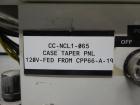 Used Central Products Carton Sealing Machine, Model CP-522, S/N 9040329. Top & bottom flap taping with automatic top flap closing. Handles boxes ranging from 6