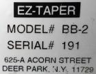 Used EZ-Tek Top and Bottom EZ-Taper Case Sealer, Model BB-2, Carbon Steel. Up to 30 cases per minute, minimum case size: length 4.5