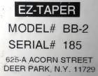 Used EZ-Tek Top and Bottom EZ-Taper Case Sealer, Model BB-2, Carbon Steel. Up to 30 cases per minute, minimum case size: length 4.5