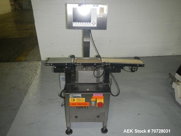 Used Garvin Checkweigher, Type VS2