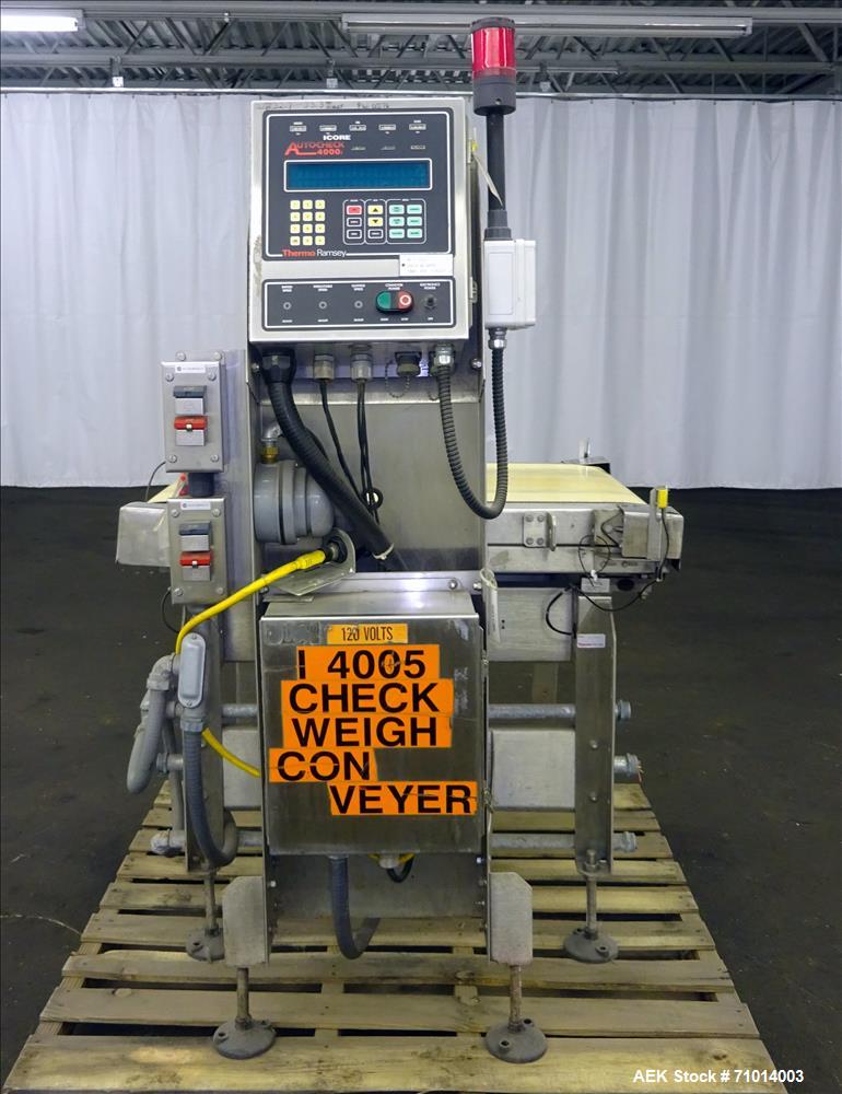 Used- Thermo Ramsey Autocheck 4000 Checkweigher