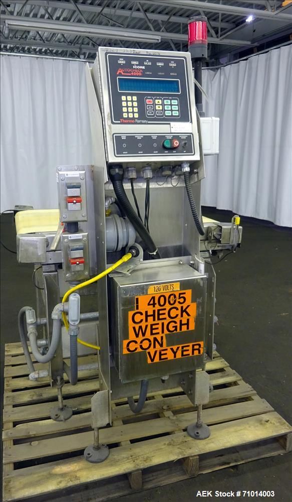 Used Thermo Ramsey Autocheck 4000 Checkweigher