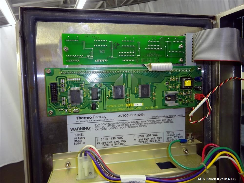 Used Thermo Ramsey Autocheck 4000 Checkweigher