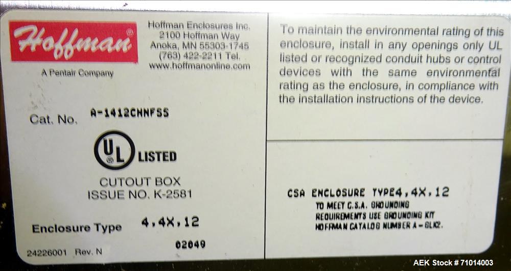 Used Thermo Ramsey Autocheck 4000 Checkweigher