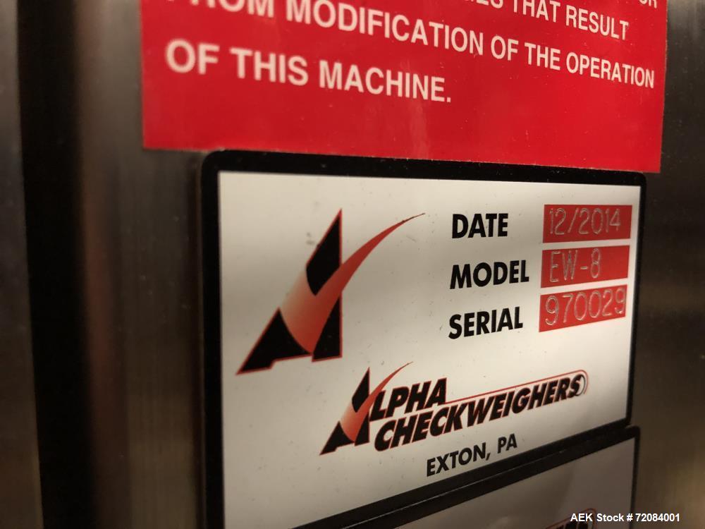 Used Alpha Checkweighers Table Top Belt Checkweigher