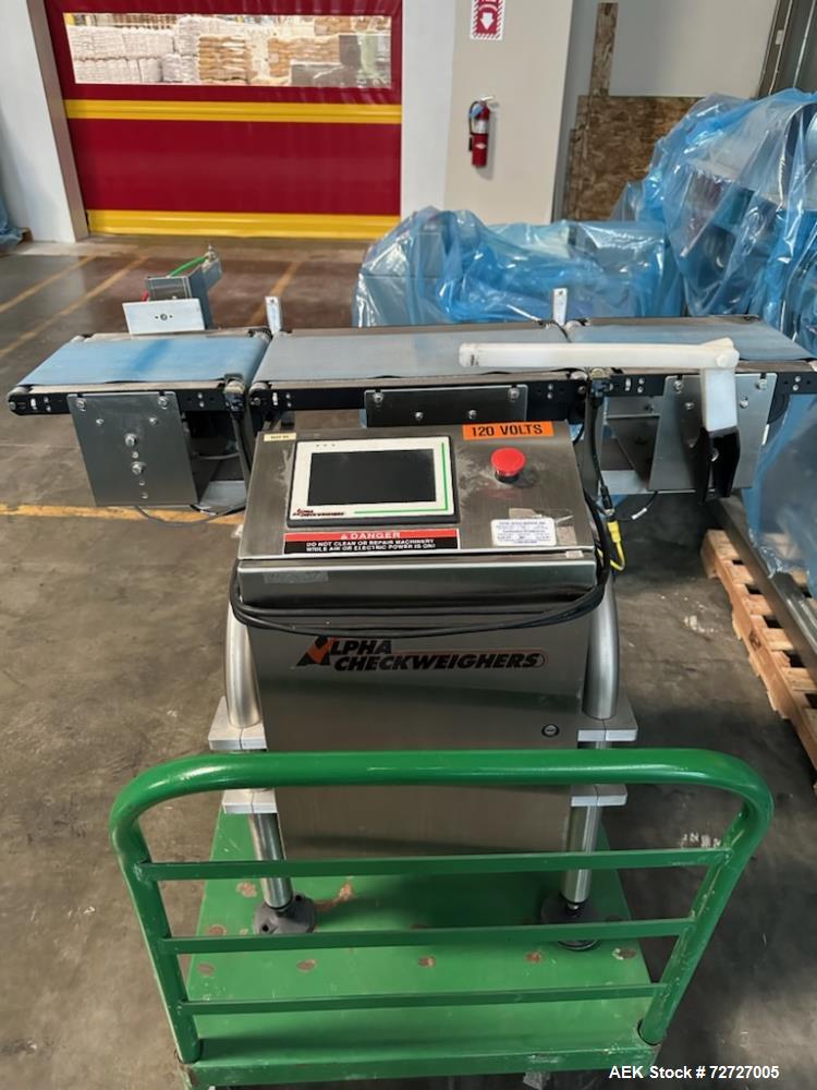 Alpha Checkweighers/All-Fill Belt Checkweigher, Model EW-8