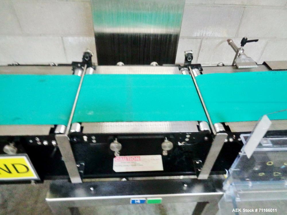 Used Alpha (All-Fill) Checkweigher, Model PW-12.