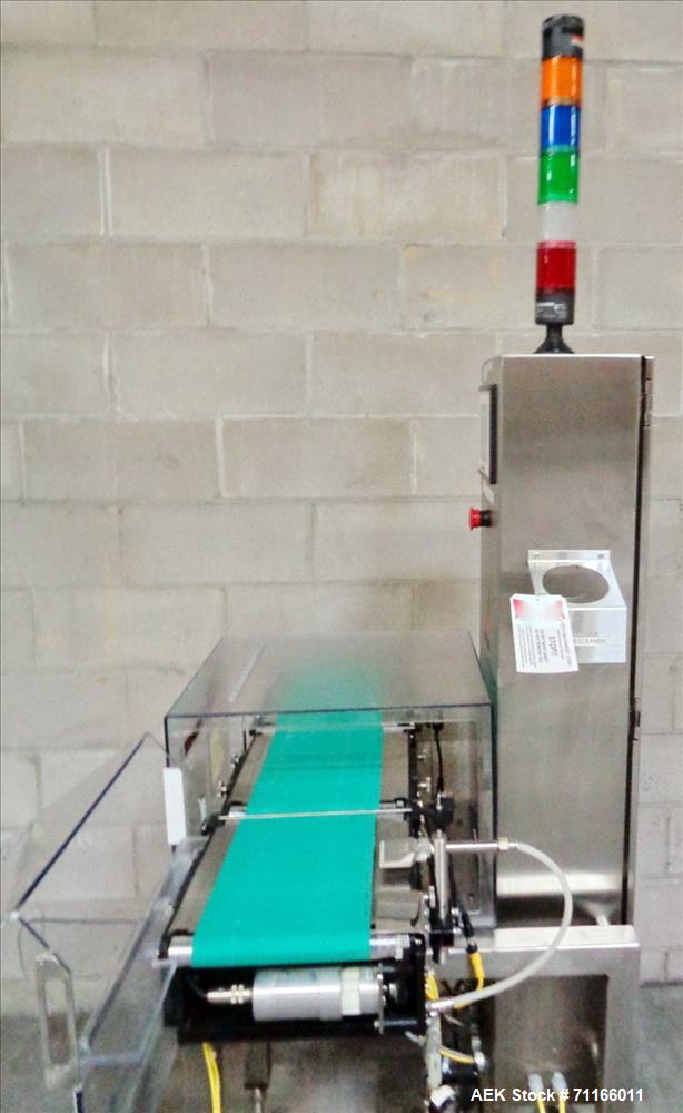Used Alpha (All-Fill) Checkweigher, Model PW-12.