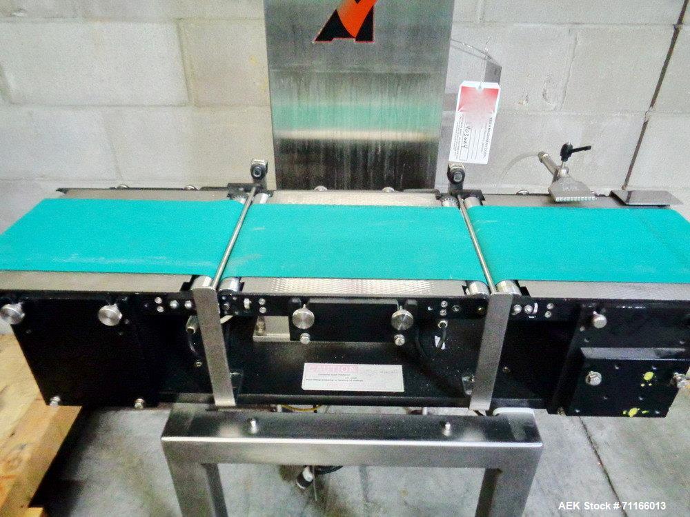 Used Alpha (All-Fill) Checkweigher, Model PW-12.