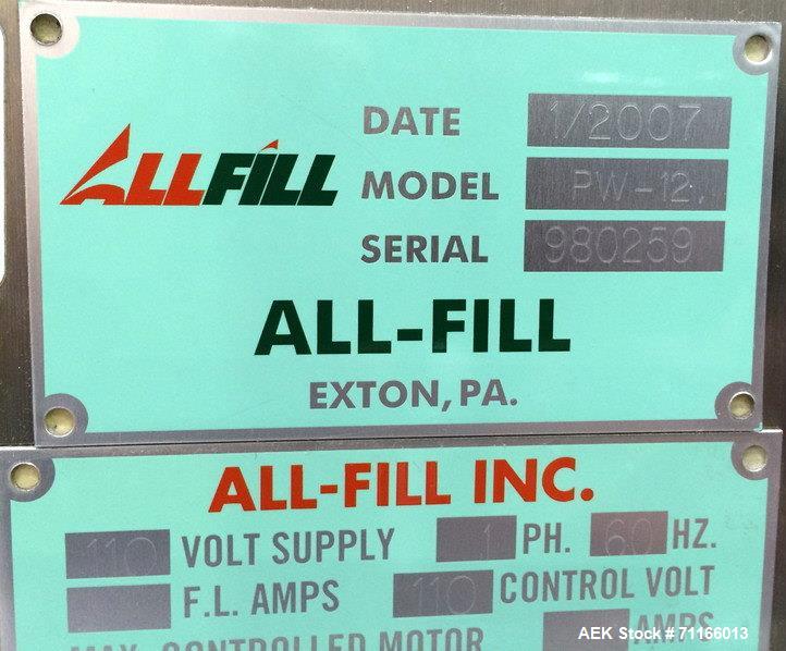 Used Alpha (All-Fill) Checkweigher, Model PW-12.
