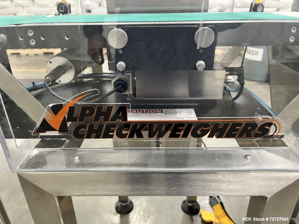 Alpha Checkweighers/All-Fill Belt Checkweigher, Model PW-12