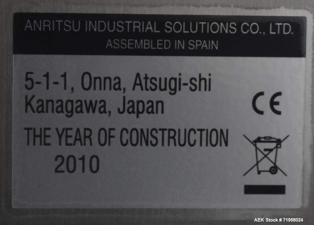 Used- Anritsu Industrial Solutions Checkweigher