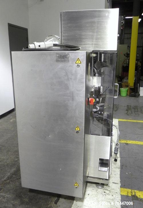 Used Bosch KKE 2000 Capsule/Tablet Checkweigher. Capable of speeds up to 2000 capsules per minute. Capsule size range:00, 0, 1, 2, 3 or 4 with changeparts. Weigh Range:40 to 2000mg with accuracies of...