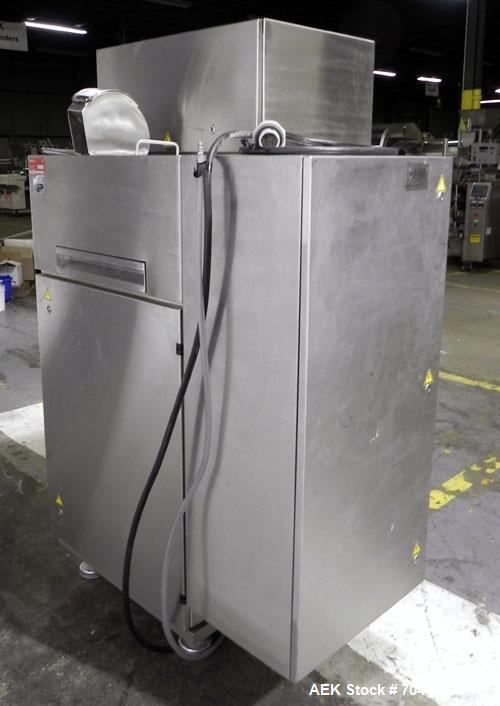 Used Bosch KKE 2000 Capsule/Tablet Checkweigher. Capable of speeds up to 2000 capsules per minute. Capsule size range:00, 0, 1, 2, 3 or 4 with changeparts. Weigh Range:40 to 2000mg with accuracies of...