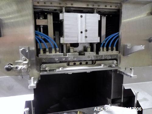 Used Bosch KKE 2000 Capsule/Tablet Checkweigher. Capable of speeds up to 2000 capsules per minute. Capsule size range:00, 0, 1, 2, 3 or 4 with changeparts. Weigh Range:40 to 2000mg with accuracies of...