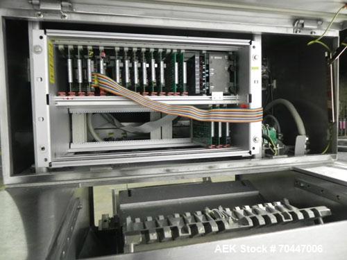 Used Bosch KKE 2000 Capsule/Tablet Checkweigher. Capable of speeds up to 2000 capsules per minute. Capsule size range:00, 0, 1, 2, 3 or 4 with changeparts. Weigh Range:40 to 2000mg with accuracies of...