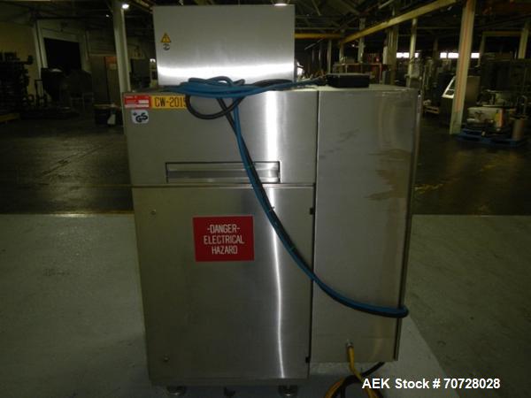 Used- Bosch Capsule Checkweigher, Model KKE1500 w/BOB. Capable of handling hard gelatin capsules in sizes from 00,0, 1-4 siz...