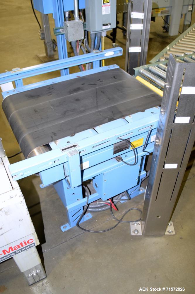 Used- Control Systems MR30-18 Belt Conveyor Checkweigher. Approximate 50 pound capacity, 18" wide x 30" long rubber belt, sp...