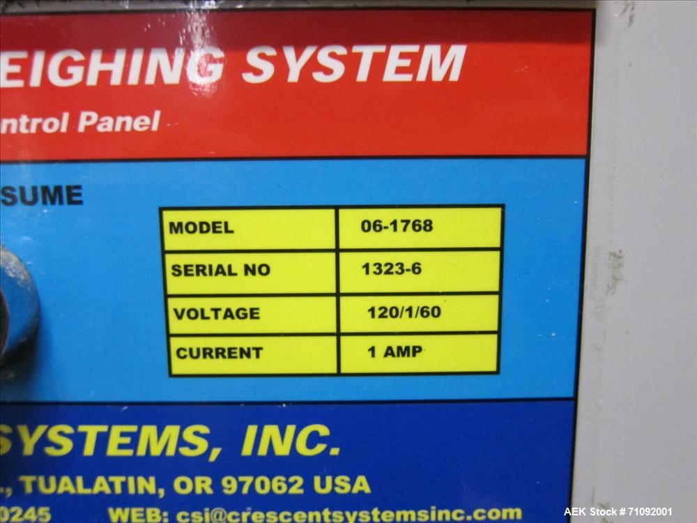 Used Cresent Systems Box Weighting System, Model 06-1768