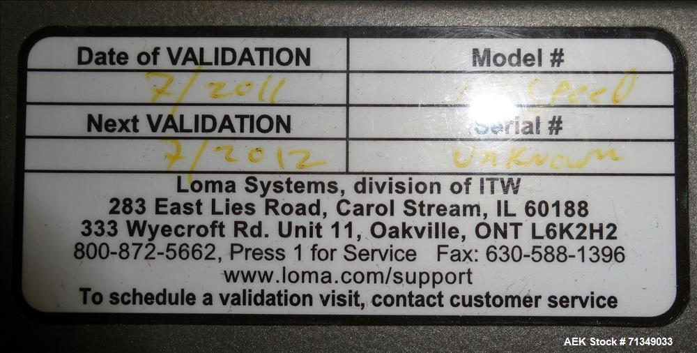 Used Hi -Speed Model Beltweigh-MM Checkweigher