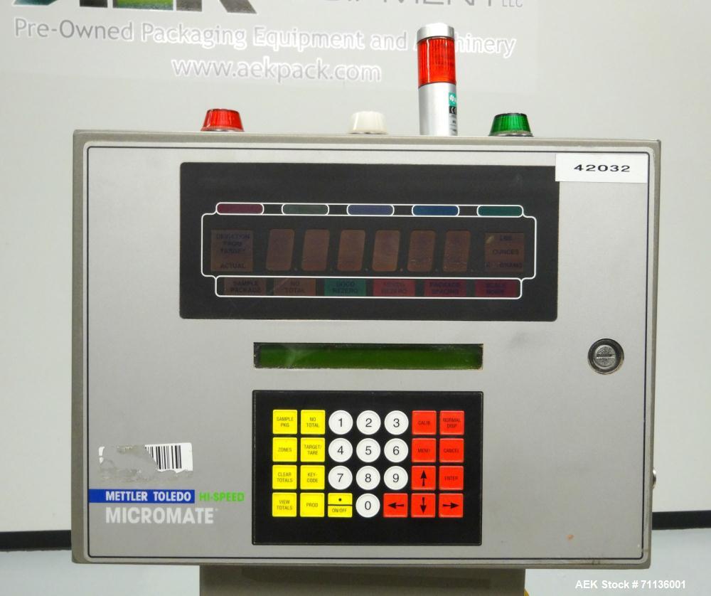 Used Mettler Toledo (Hi-Speed) Model Micromate Checkweigher