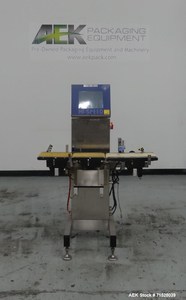 Used Garvens RX2 Belt Checkweigher