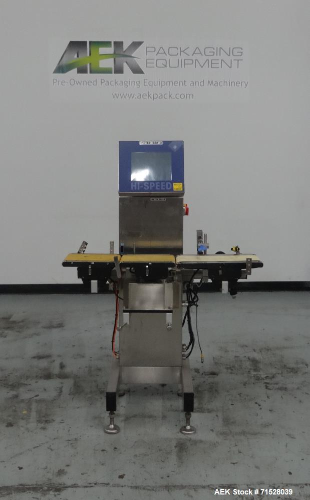 Used- Garvens RX2 Belt Checkweigher