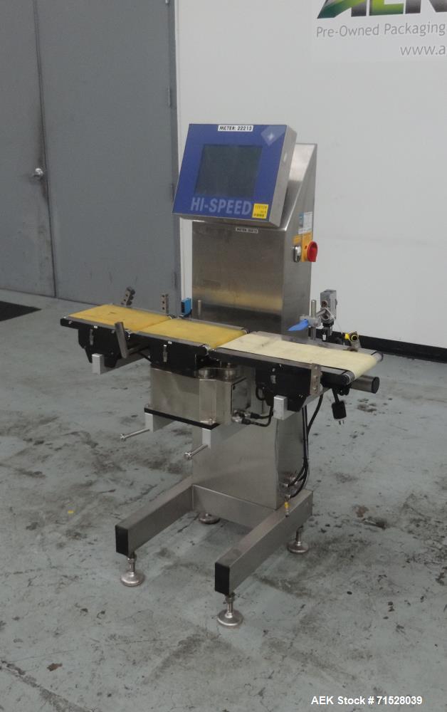 Used- Garvens RX2 Belt Checkweigher