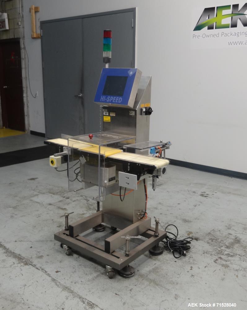 Used Garvens Model RX2 Belt Checkweigher