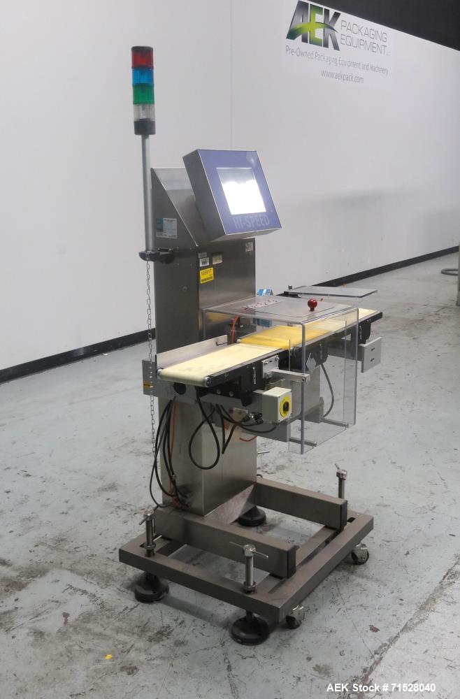 Used Garvens Model RX2 Belt Checkweigher