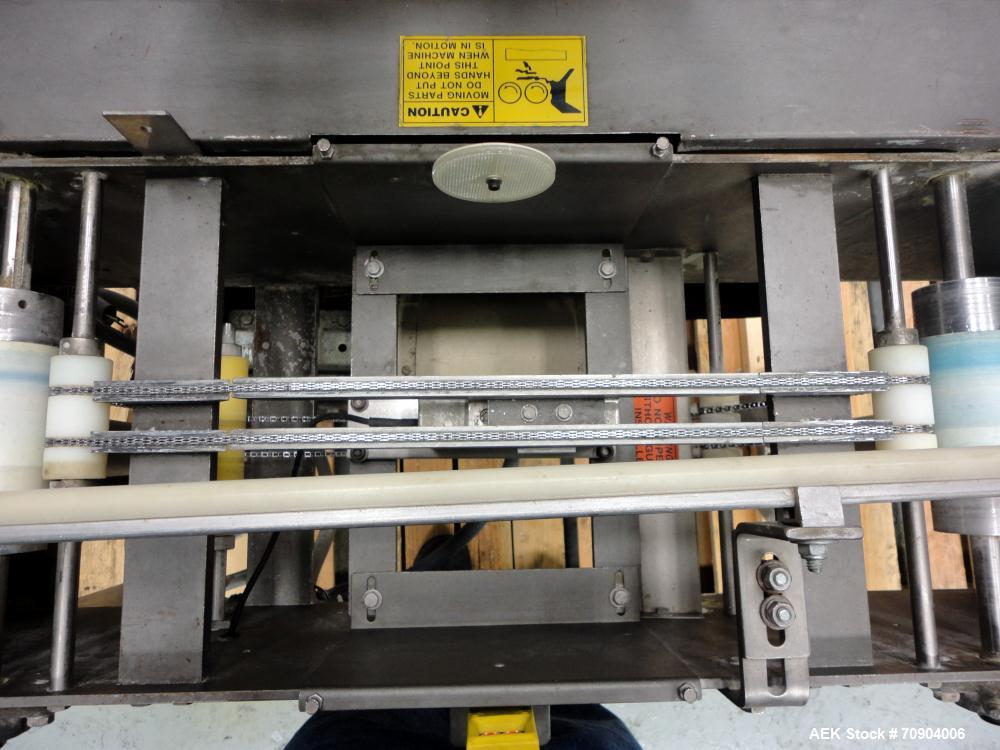 Used- Mettler Toldeo XS Hi Speed Chain Checkweigher, Model CM9400-CM. Has the capacity to weigh up to 50 lbs., with a weigh ...