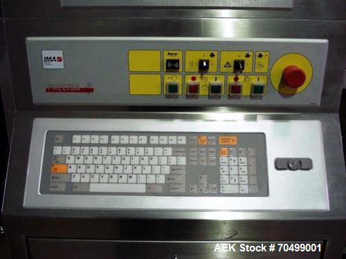 Used IMA Model Precisa 120 Capsule Checkweigher. Machine is can operate at speeds up to 2,000 capsules a minute. dDsigned to handle hard gelatin capsules.. Capsule size range from 40 mg to 2000 mg, +...