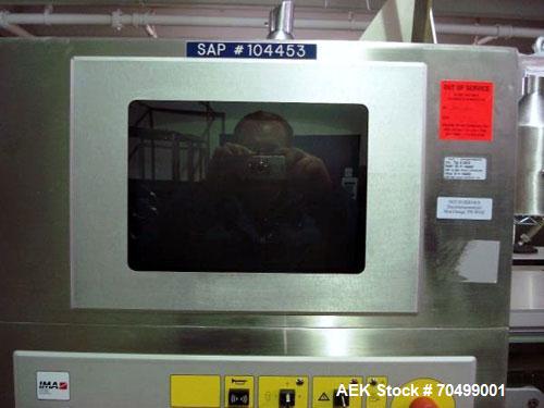 Used IMA Model Precisa 120 Capsule Checkweigher. Machine is can operate at speeds up to 2,000 capsules a minute. dDsigned to handle hard gelatin capsules.. Capsule size range from 40 mg to 2000 mg, +...